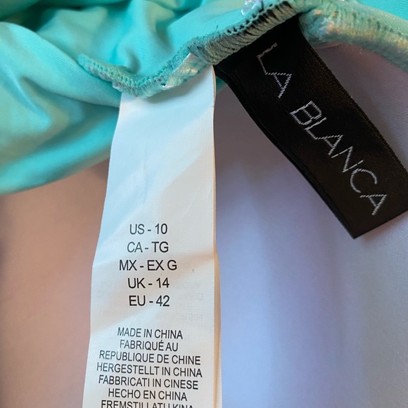 La Blanca Printed
Crystal Cove‎ Goddess
Halter Tankini Top - Picture 4 of 6